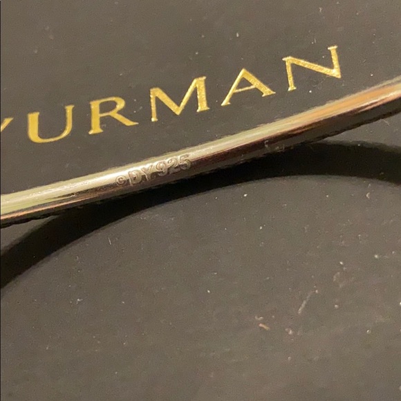 David Yurman diamond cable heart bangle - Picture 3 of 7